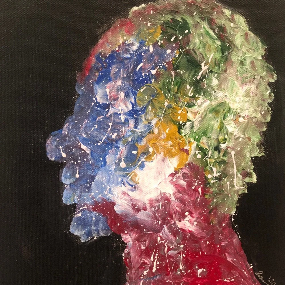 Acrylic Hand Painted “Lawless Reasoning” Painting